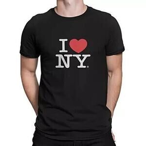 I Love New York T-Shirt Black Unisex Short Sleeve Size X-Large New